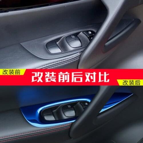 Car styling Car interior window glass lift window lifter panel trim for NISSAN QASHQAI J11 2016-2021 Car-covers