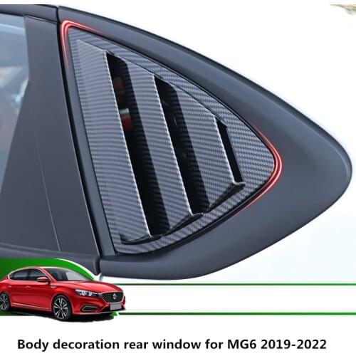 Body decoration rear window blinds modification accessories supplies For MG6 2019 2020 2021
