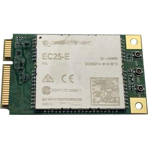 EC25-E Mini Pcie EC25EFA EC25 CAT4 Wireless Module LTE Module 4G Module EC25 B1/B3/B5/B7/B8/B20@FDD LTE B38/B40/B41@TDD LTE