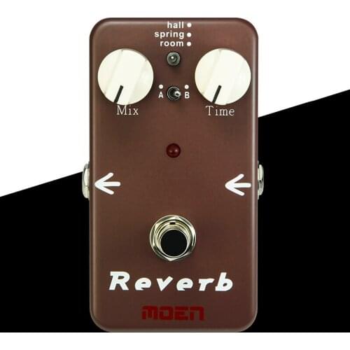 Moen Electric Guitar AM-RV Reverb with HALL SPRING ROOM 3 Classical Reverberation Modes