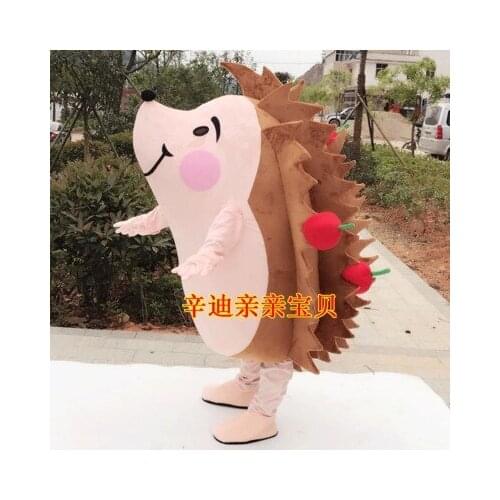 Customized Hedgehog Mascot Costume Adult Character Costume Halloween Party Cosplay Mascot Costume Free Shipping