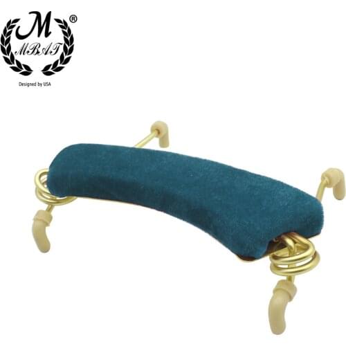 M MBAT 3/4 4/4 Violin Spring Shoulder Rest High quality Stringed Instrument Accessories Fiddle Cotton Shoulder Pads Support