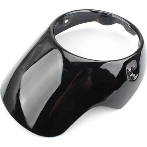 Motorcycle Headlight Fairing Mask Cowl for Triumph BONNEVILLE T100 T120 SE Thruxton 900 Scrambler 2001-2019 Gloss Black
