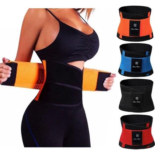 Sweat Neoprene Weight Loss Body Shaper Waist Trainer Cincher Corsets Best Workout Sauna Suit Thermo Slimming Belt for Women