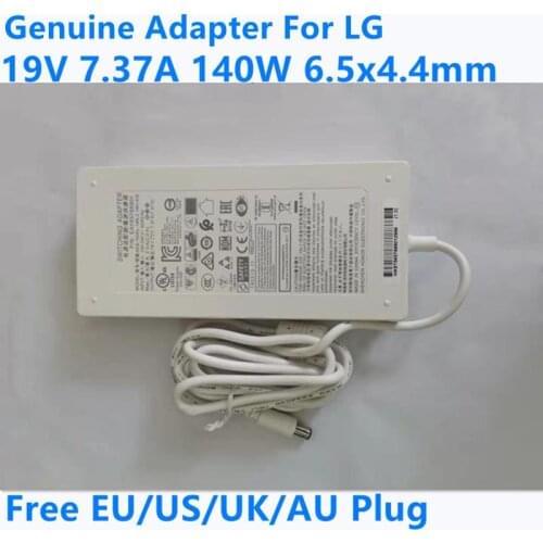 Genuine LCAP31 19V 7.37A 140W EAY62949001 Power Supply Adapter Charger For LG QHD MONITOR 27UD68-W 34UM9SP 34UM94, 34UM95 34UC99