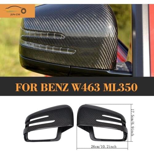 Replaced carbon fiber car side mirror Cover Cap for Mercedes Benz W463 G500 W166 ML350 GL350
