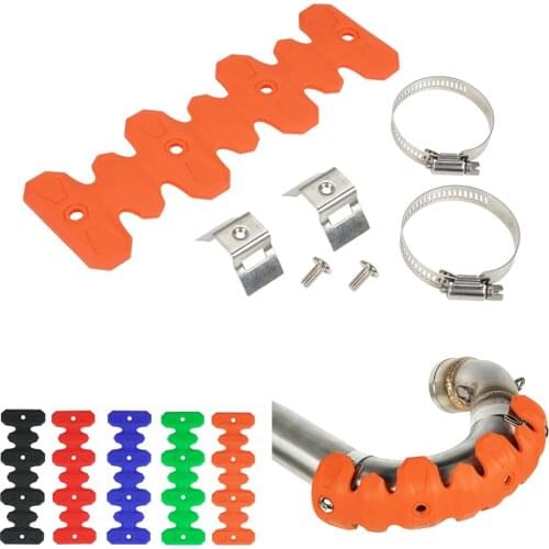 Universal Exhaust Muffler Pipe Heat Shield Guard Protector For KTM SXF EXCF SMR 250 350 450 500 Husaberg FE250 FE350 FE450 FE501