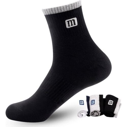 High Quality Mens Socks Combed Cotton Breathable Comfortable Male Business Socks Black White 2020 New