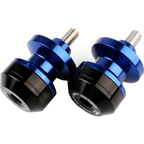 YZF Motorcycle Swingarm Spools M6 Stand Screws CNC Aluminum Motorcycle Accessories for Yamaha YZF R3 R25 R6 R1 2013-2019