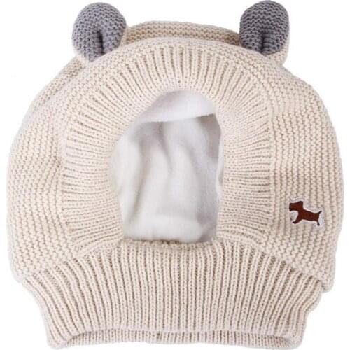 HOT SALE Warm Winter Hat for Large Dog Pet Rabbit Ear Costume Neck Ear Warmer Protector Warm Pet Hoods Dog Hat