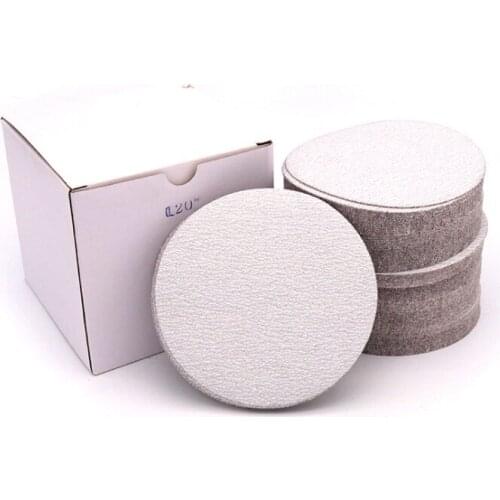 100pcs 5" 120mm Sanding Disc Sandpaper Sticky Back Grit 80-1200 Sand Paper