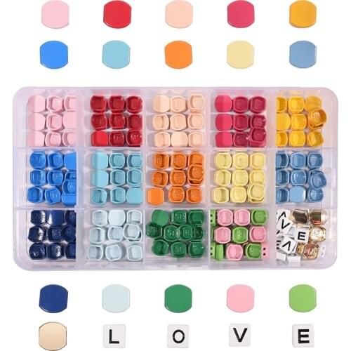 170pcs/Box Myuki Tila Japanese Beads Letters Rainbow Color Enamel Hematite Tile Beads Kit Delicas Beeds for Jewelery Diy Craft