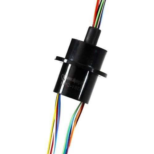 18 Circuits Capsule Slip Ring Transmitting Power And Signal Low Contact Resistance For Spinning LED Sign Boar
