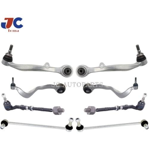 8PCS/SET Control Arm Kits For BM W E63 E65 E66 Front Lower Control Arm Ball Joint Tie Rod 31126755835 31126770121 31126770771