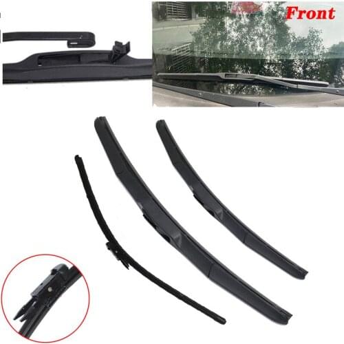 Car Front & Rear Wiper Blades Set For Opel Insignia Hatchback 2008 - 2014 Windshield Windscreen Wiper blade