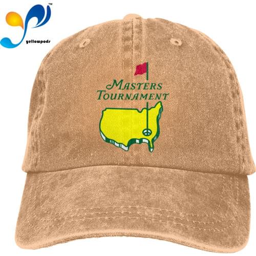 Print 3D Masters Golf Tournament Logo Logo Outdoor Leisure Baseball Caps Adjustable Hip Hop hat