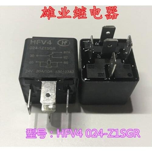 HFV4 024-Z1SGR Relay 5PIN 24V