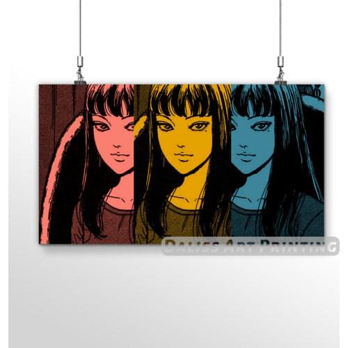 Canvas Anime Tomie Revenge Junji Ito Pictures Home Decoration Paintings Poster HD Prints Wall Art Modular Living Room Framed