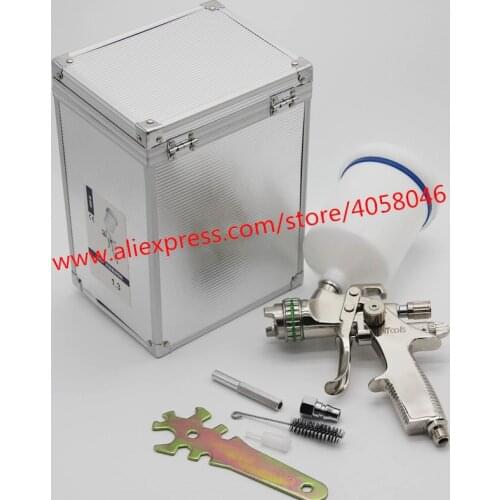 HVLP spray gun air paint gun HLVP High Atomizing Pneumatic Spray Gun Automobile Furniture Topcoat Spraying Tool 1.3mm car paint