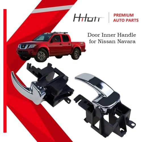 Used for nissan navara D40 2005-2015 frontier pathfinder R51 chrome door inner handle front inside left handle rear handle