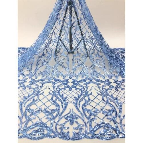 Exquisite and atmospheric European-style pattern bead tube with sequin embroidery, French tulle lace, suitable for fashionable