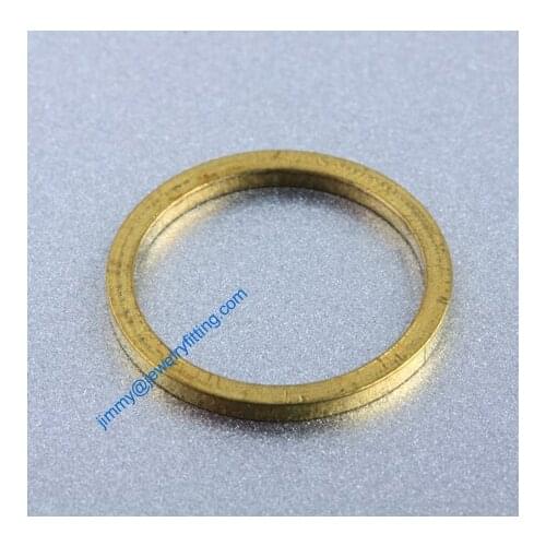 3000 PCS Raw Brass Circle 15*1.2*1.5mm copper Rings fashion jewelry findings jewelry Connectors Quoit