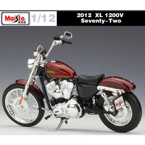 Maisto 1:12 2012 XL 1200V SEVENTY-TWO Diecast Metal Model Sport Race Motorcycle Model Motorbike Collectibles