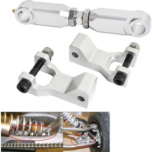 NICECNC Front Rear Lowering Kit A-arm Shock Swing-arm Lower Mounts For Yamaha Raptor 350 660 660R 700 700R YFM350 YFM660R YFM700