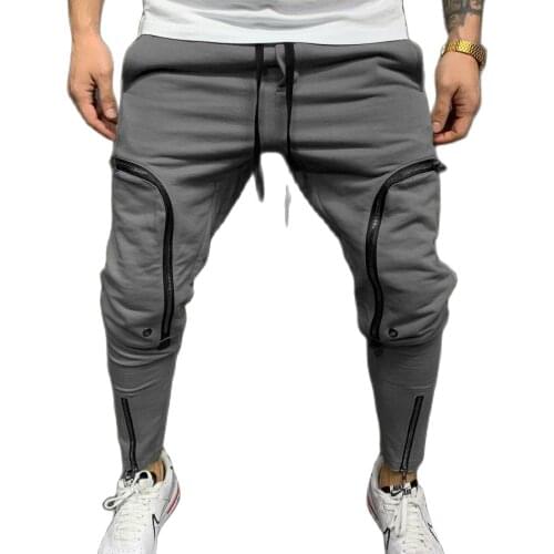 2021 Hot Selling Mens Foreign Trade New Slim Personality Leisure Sports Pants Jogger Fashion Mens Track Pants Long Sweatpants
