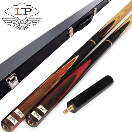 LP Yema 3/4 Snooker Cue 9.8~10mm Tips 3 4 Snooker Cues Case Set China