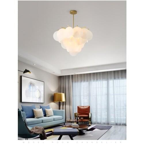 Nordic style postmodern chandelier light luxury living room lamp simple romantic wind chime bedroom dining room lamp