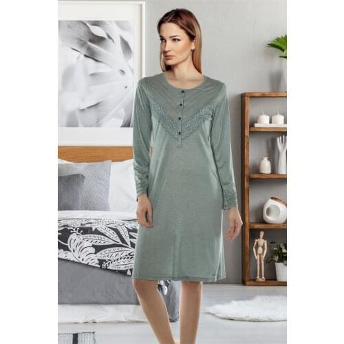 100% Viscose Premium Nightgowns Pyjamas Sleepshirts Homewear For Women Sleepwear Nightdress Sleep Top Night Wear Sleeping Dress