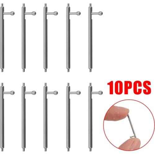 Outdooor Portable Tools 10Pcs 23mm x 1.5mm Metal Quick Release Spring Bar Watch Band Pins For Fitbit Versa Hiking Travel Tool