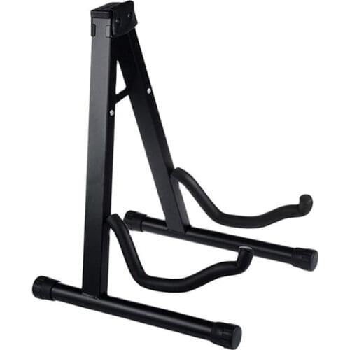 Guitar stand A-type guitar stand Bass guitar stand folding bold Bakelite dual-use pipa middle Ruan bracket