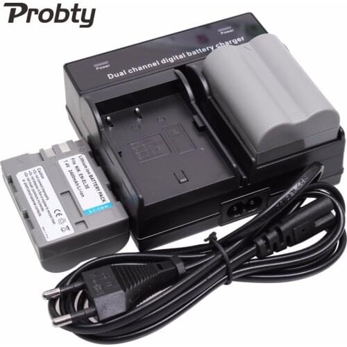 Probty 2Pcs EN-EL3e ENEL3e Digital Camera Battery + Dual Channel Charger for Nikon D300S D300 D100 D200 D700 D70S D80 D90 MH-18A