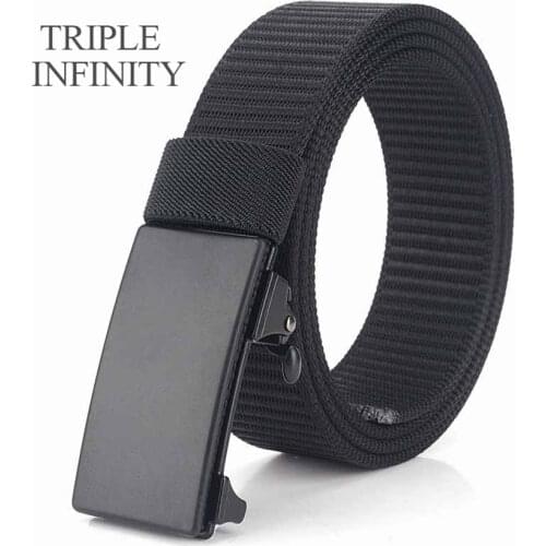New Tactical Belt Nylon Military Army Mens Belt Durable Metal Buckle Outdoor Police Heavy Duty Training Hunting Male Belt Thick