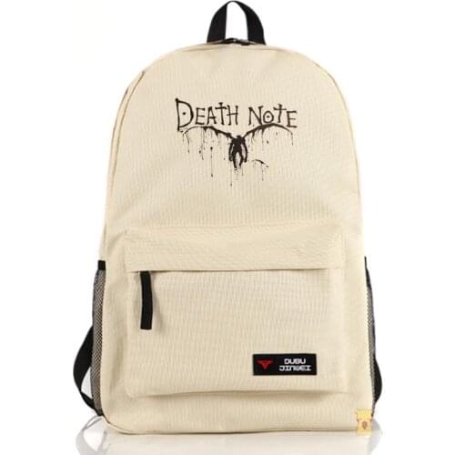 Death Note Backpack Anime Schoolbag Traveling Bag