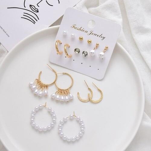 Серьги 2021 тренд Earrings For Women pendientes mujer Fashion Stud Earrings Jewelry Sets boucle oreille femme