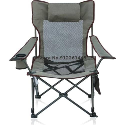 Outdoor Folding Recliner Stool Portable Backrest Fishing Chair Camping Folding Chair To Accompany Bed Chair Siesta Bed Chair Bea