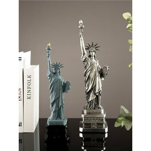 Statue of liberty USA living room, figure, resin statue decoration office desk trinket tourist souvenir gift