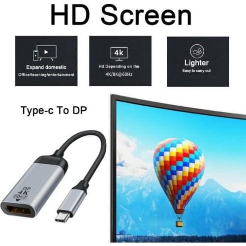 Type-C USB C to HDMI-compatible/DP/Mini DP/VGA/Rj45 Cable Connector Converter