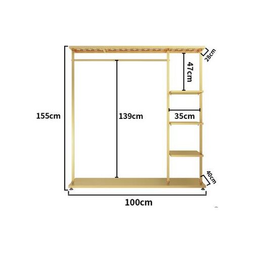 Tieyi Clothing Store display hanger hanger floor-type bedroom hanger European simple hanging bag clothes rack