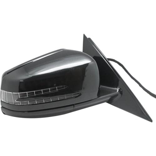 For 2007-2013 Mercedes Benz W221 S-Cl S300 S350 S400 S63 AMG Side Door Power Rear View Mirror embly Black