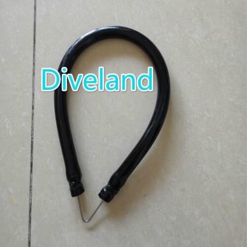3*16mm 5/8" Scuba Diving Spearfishing Speargun Sling Rubber Spear Gun Nature Pure Latex Tube with V Wishbones Black ALL SIZE