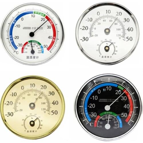 -30-50℃ Thermometer Hygrometer Indoor Climate Humidity Meter Temperature Gauge for Household Supplies