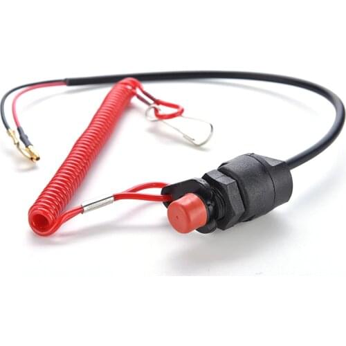 Boat Outboard Engine Motor Kill Stop Switch Safety Tether Lanyard Motorcycle Accessories Motorcycle Switches flameout switch