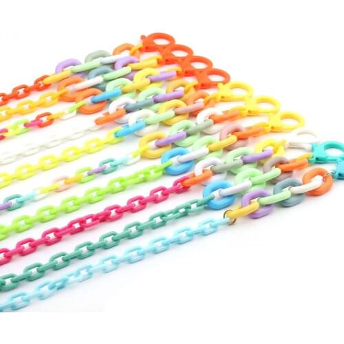 Punk 2021 Fashion Jewelry Sunglasses Mask Chains Lanyard For Women Men Child Acrylic Eyeglasses Chains Glass Wholesale Gift