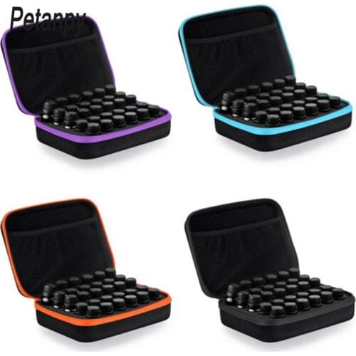 Essential Oil Case 30 Bottles 5ML10ML 15ML Perfume Oil Essential Oil Box Travel Portable Carrying Holder Nail Polish Storage Bag