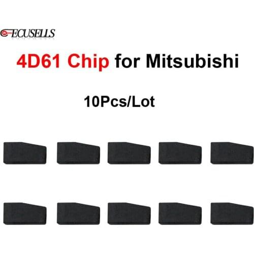 10Pcs/Lot 4D61 Chip Key Immobilizer Transponder Chip ID4D-61 T19 ID4D61 ID:4D(61) Car Key Chips for Mitsubishi and other Models