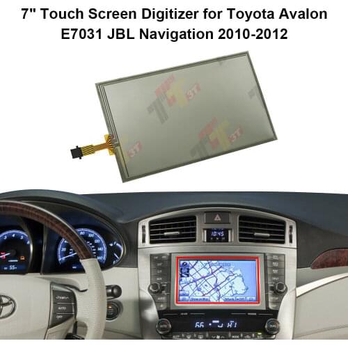 7" Touch Screen Digitizer for Toyota Avalon JBL E7031 Navi LQ070T5GA01/GC01
